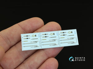 Quinta Studio QD48070 F-14D 3D-Printed &amp;amp; coloured Interior on decal paper (for Tamiya kit) 1/48 – zdjęcie 3