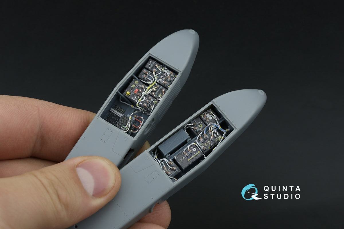 Quinta Studio QD+35144 AH-64A forward avionics bays 3D-Printed &amp;amp; coloured Interior on decal paper (Trumpeter) (with 3D-printed resin parts) 1/35 – Bild 10