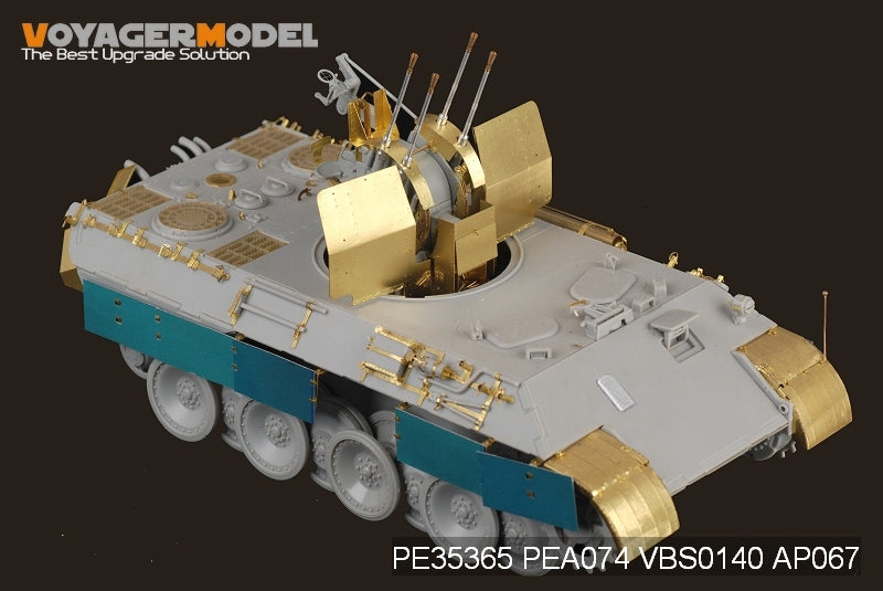 Voyager Model PE35365 WWII German Flak Panther Ausf D /w Flak 38 For DRAGON 6626 1/35 – imagen 4