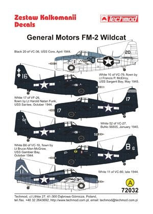 Techmod 72032 - General Motors FM-2 Wildcat 1/72 – imagen 2