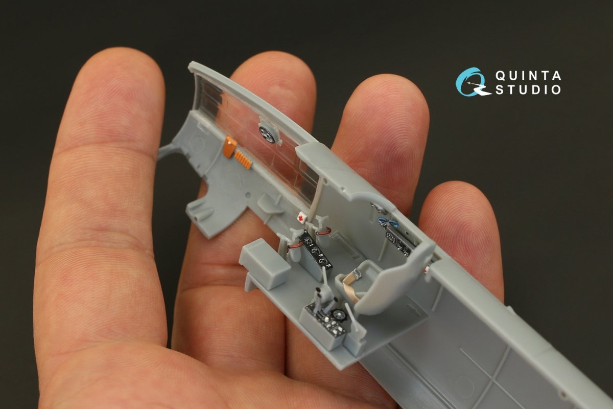 Quinta Studio QD48100 IL-4 3D-Printed &amp;amp; coloured Interior on decal paper (for Xuntong kit) 1/48 – imagen 11