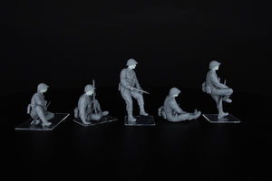 MiniArt 35496 British Tank Riders (NW Europe). Resin Heads 1 1/35 – Bild 7