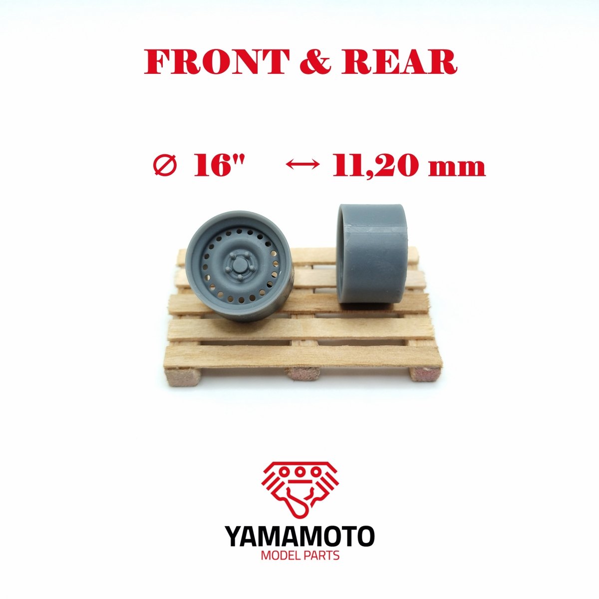 Yamamoto YMPRIM11 Wide Steelies / Szeroka Stal 16&amp;quot; 1/24 – imagen 2