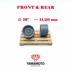 Yamamoto YMPRIM11 Wide Steelies / Szeroka Stal 16&amp;quot; 1/24 – imagen 2
