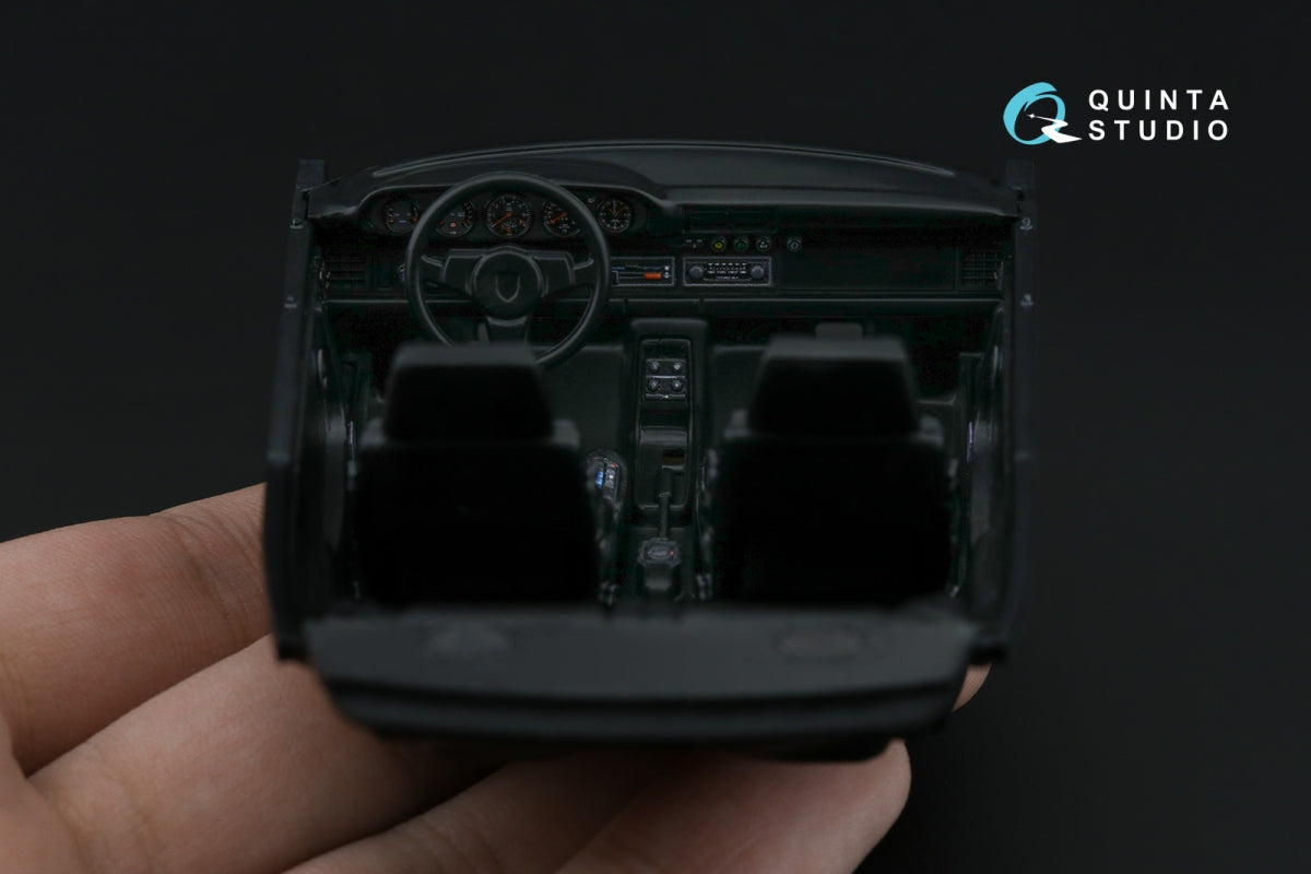 Intérieur coloré imprimé en 3D sur papier décalcomanie Quinta Studio QD24019 Porsche 911 Turbo (930) (Tamiya) 1/24  – image 13