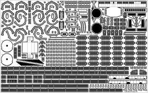 Pontos 35024FB USS BB-35 Texas 1945 Detail up set (20B Deck Blue Decl) 1/350 – Bild 14