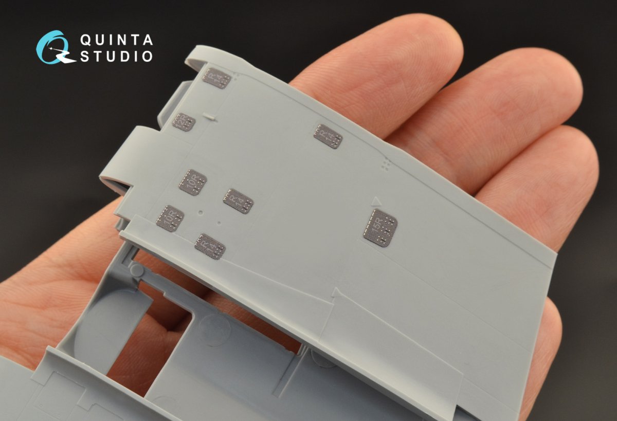 Quinta Studio QP48005 IL-2 (single seater) lights, hatches and panels (Zvezda) 1/48 – zdjęcie 3