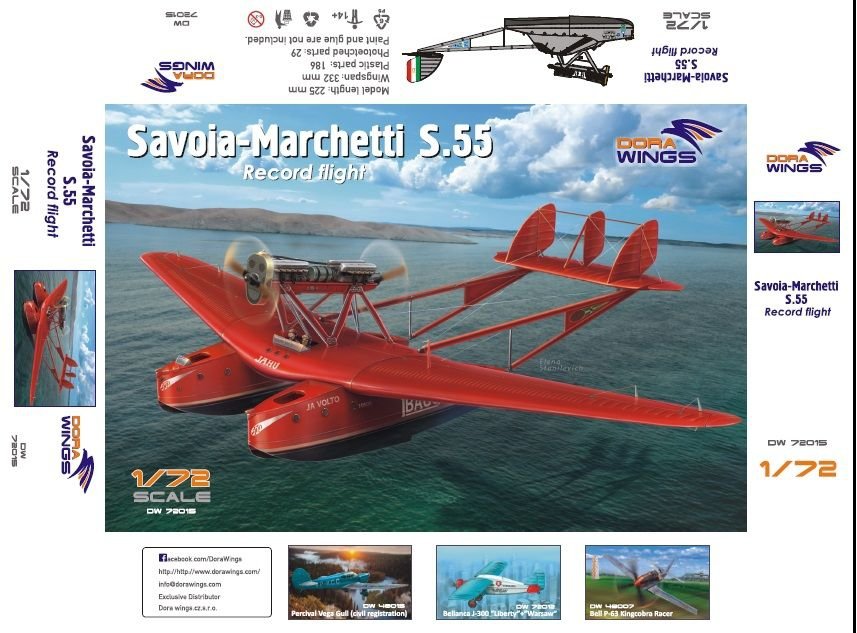 Dora Wings 72015 Savoia-Marchetti S.55 1/72 – image 2