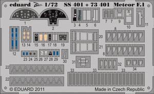 Eduard 73401 Meteor F.1 S. A. 1/72 CYBER HOBBY, DRAGON