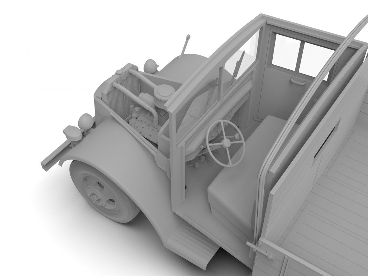 ICM 35410 V3000S/SSM Maultier &amp;#39;Einheitsfahrerhaus&amp;#39;, WWII German Truck 1/35 – Bild 5