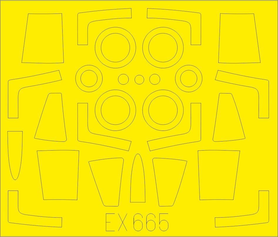Eduard EX665 F-104G TFace 1/48 KINETIC MODEL
