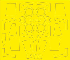 Eduard EX665 F-104G TFace 1/48 KINETIC MODEL