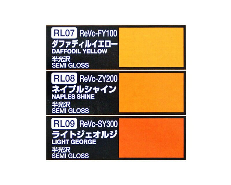 Gunze Sangyo CS-513 Mechanical Color Set Ver. Yellow 3 x 10ml – zdjęcie 2