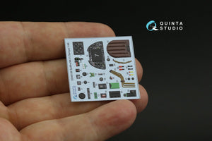 Quinta Studio QD48136 Spitfire Mk.V 3D-Printed &amp;amp; coloured Interior on decal paper (Tamiya) 1/48 – immagine 4