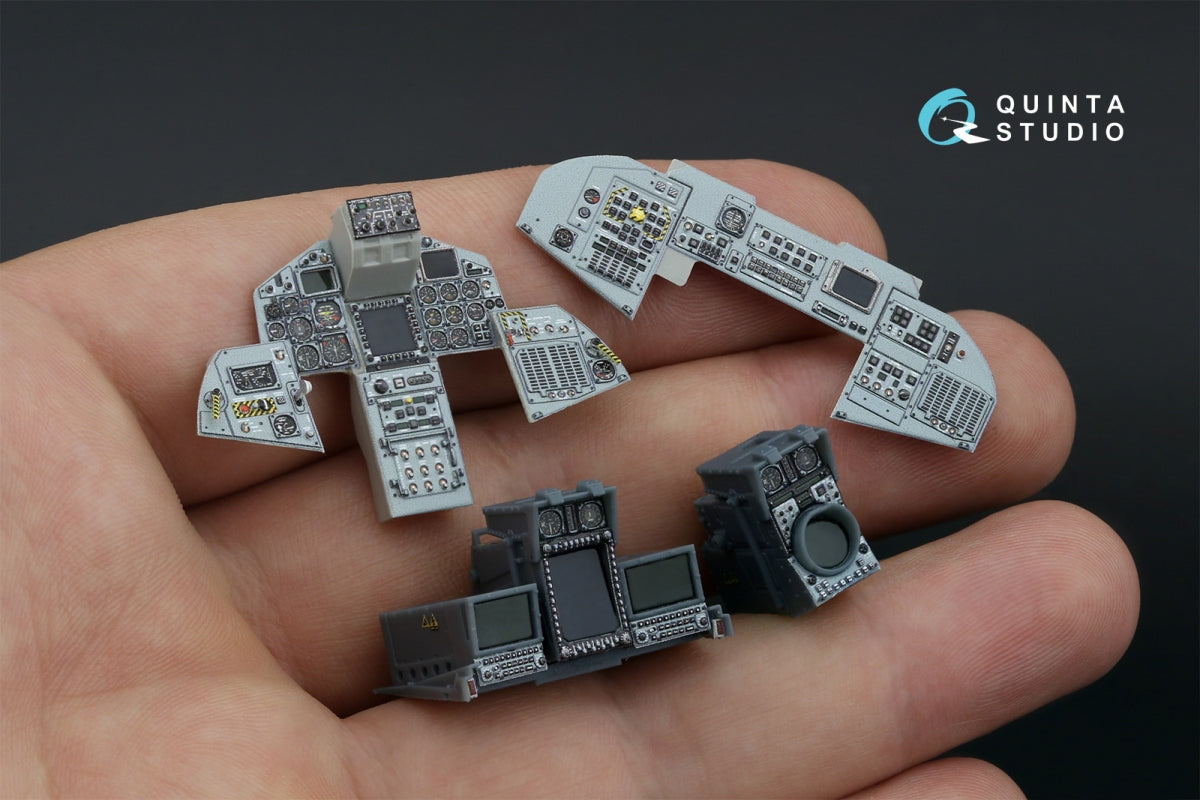 Intérieur imprimé en 3D et coloré sur papier décalcomanie (Italeri) pour Quinta Studio QD+32228 Tornado Gr.4 (avec pièces en résine imprimées en 3D) 1/32 – image 15
