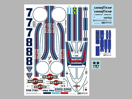 Tamiya 12042 Martini Brabham BT44B 1975 1/12 – zdjęcie 10