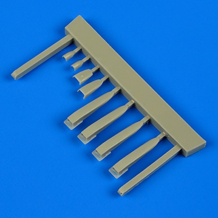 Quickboost QB48578 Kfir C2/C7 air scoops Kinetic 1/48