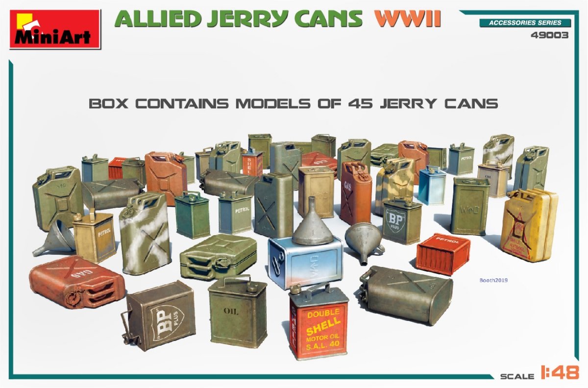 MiniArt 49003 ALLIED JERRY CANS WW2 1/48 – image 2