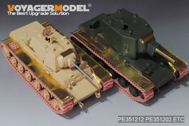 Voyager Model PE351202 WWII Russian KV-2 Basic (B ver include Gun Barrel) (For TAMIYA 35375) 1/35 – imagen 8