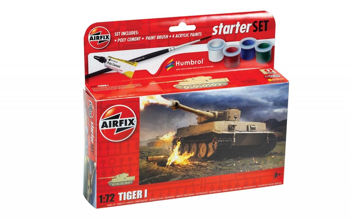 Airfix 55004 Tiger I (Kit de démarrage) 1/72