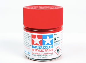 Tamiya 81007 Acryl X-7 Red 23ml – zdjęcie 2