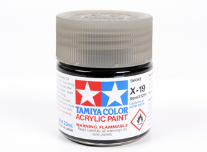 Tamiya 81019 Peinture acrylique X-19 Fumée 23 ml – image 2