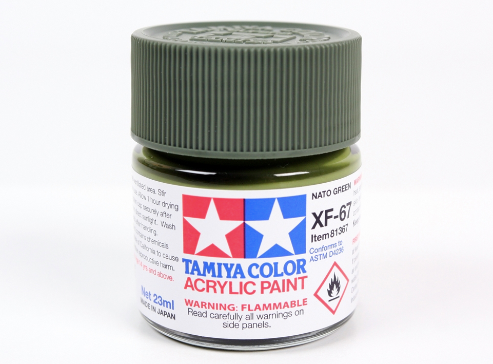 Tamiya 81367 Acryl XF-67 NATO Green 23ml – immagine 2