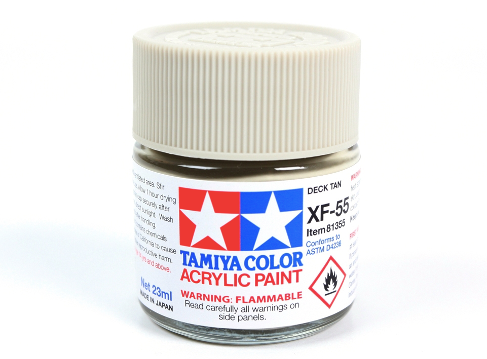 Tamiya 81355 Peinture acrylique XF-55 Pont Tan 23 ml – image 2