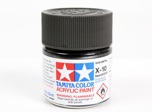 Tamiya 81010 Acryl X-10 Gun Metal 23ml – Bild 2