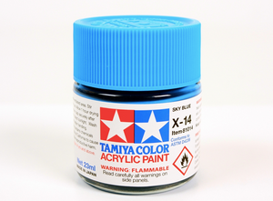 Tamiya 81014 Acryl X-14 Sky Blue 23ml – immagine 2