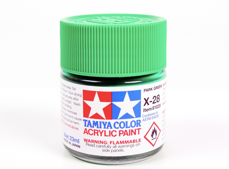 Tamiya 81028 Acryl X-28 Park Green 23ml – Bild 2