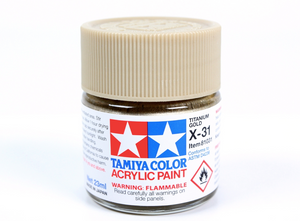 Tamiya 81031 Acryl X-31 Titanium Gold 23ml – Bild 2