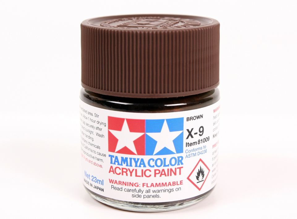 Tamiya 81009 Acryl X-9 Brown 23ml – zdjęcie 2