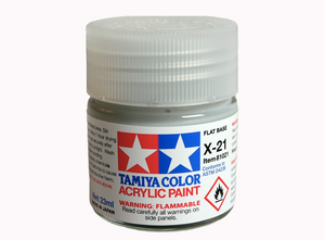 Tamiya 81021 Acryl X-21 Flat Base 23ml – zdjęcie 2