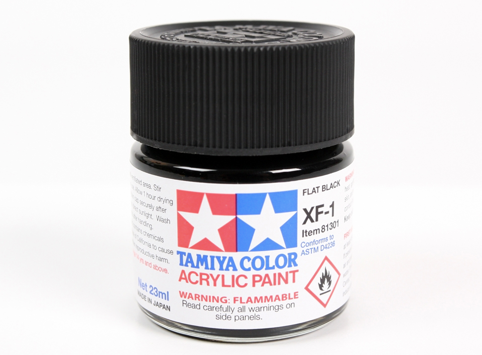 Tamiya 81301 Acryl XF-1 Flat Black 23ml – Bild 3