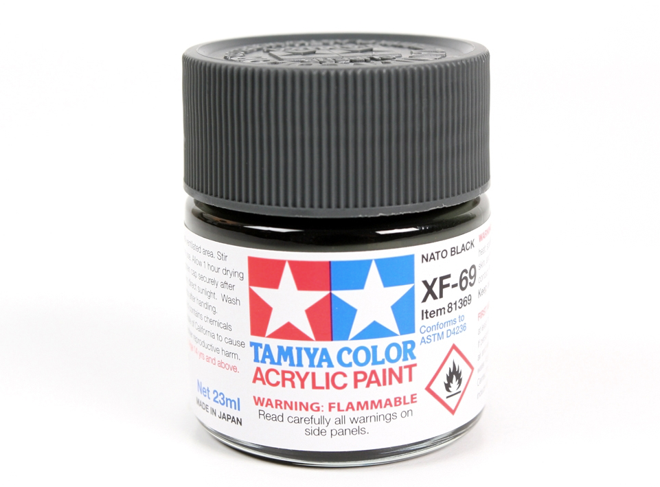 Tamiya 81369 Acryl XF-69 NATO Black 23ml – imagen 2