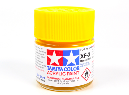 Tamiya 81303 Acryl XF-3 Flat Yellow 23ml – immagine 2