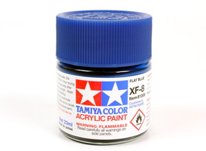 Tamiya 81308 Acryl XF-8 Flat Blue 23ml – imagen 2