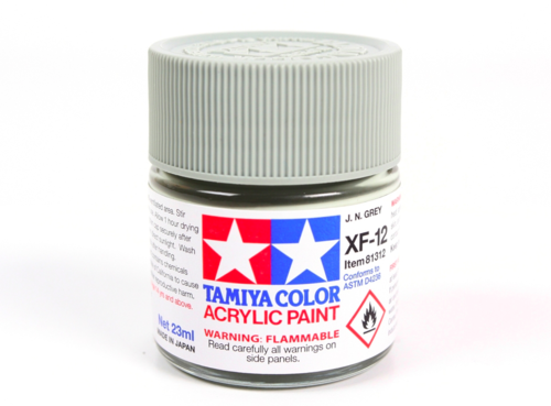 Tamiya 81312 Acryl XF-12 J.N. Grey 23ml – immagine 2
