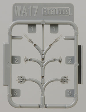 Fine Molds WA17 Twin Mount Bofors 40 mm AA 1/700 – imagen 3