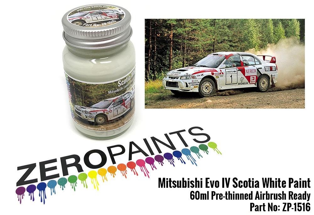Peinture Zero Paints ZP-1516 Mitsubishi Evo IV Scotia White 60 ml
