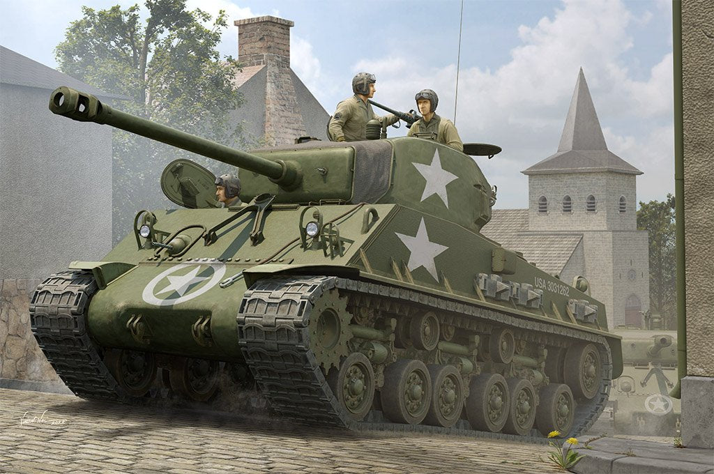 J'adore le kit 61615 M4A3E8 Sherman « Easy Eight » au 1/16