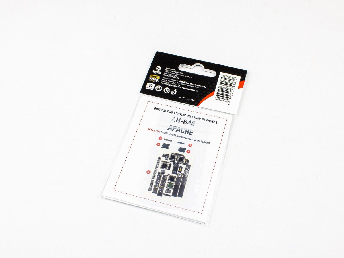 Red Fox Studio QS-48032 AH-64E Apache Hasegawa 1/48 – image 2