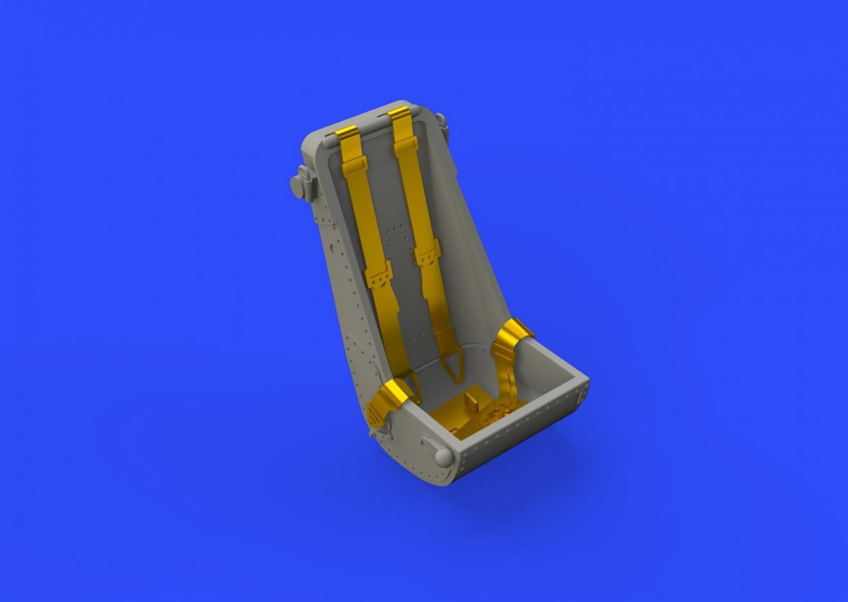 Eduard 648329 Bf 109F seat early EDUARD 1/48 – immagine 2
