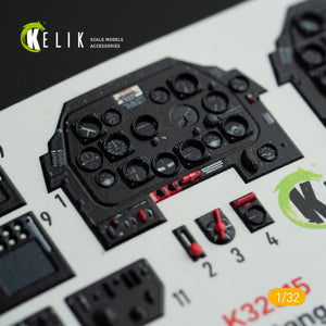 KELIK K32015 P-51D MUSTANG - INTERIOR 3D DECAL FOR TAMIYA KIT 1/32 – zdjęcie 4