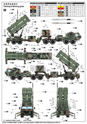 Trumpeter 01037 M983 HEMTT M901 Launching Station of MIM-104F0 Patriot SAM System PAC-3 1/35 – Bild 2