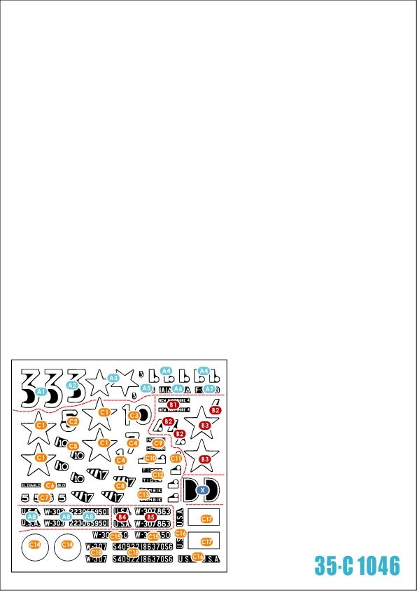 Star Decals 35-C1046 US in North Africa 1942-43 # 2 1/35 – imagen 2