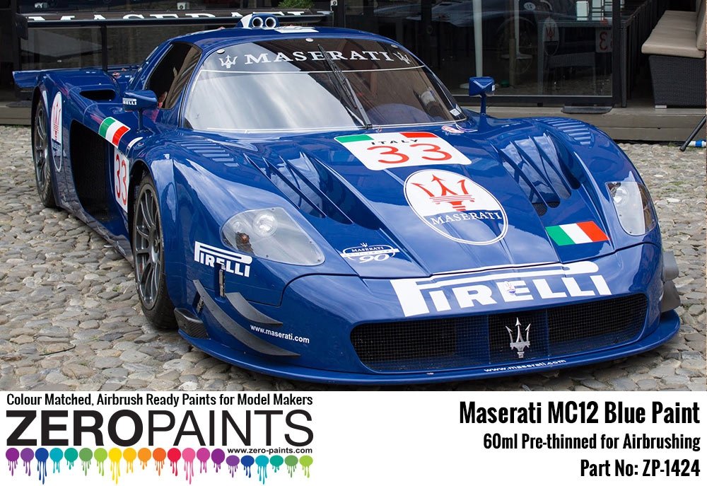 Zero Paints ZP-1424 Maserati MC12 Blue Paint 60ml – Bild 2