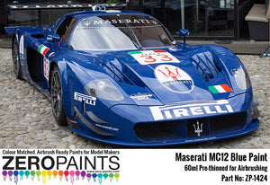 Zero Paints ZP-1424 Maserati MC12 Blue Paint 60ml – Bild 2