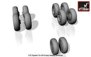 Armory Models AW72042 Tupolev Tu-134 Crusty wheels 1/72 – Bild 4